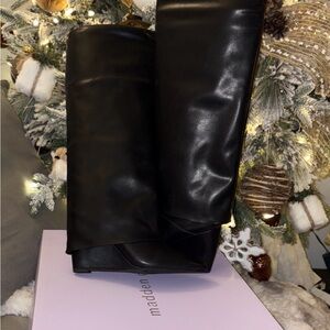 Madden Girl Black Wedges